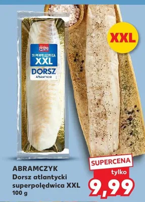 Dorsz atlantycki superpolędwica XXL promocja w Kaufland
