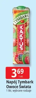 Napój Tymbark Owoce Świata promocja w Leclerc