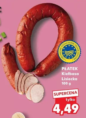 Kiełbasa Lśniecka promocja w Kaufland