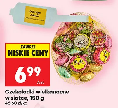 Czekoladki wielkanocne w siatce promocja w Biedronka