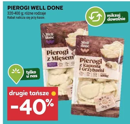 Pierogi różne rodzaje promocja w Stokrotka
