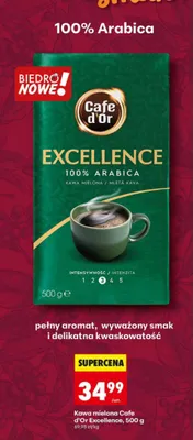 Kawa mielona Cafe d'Or Excellence promocja w Biedronka