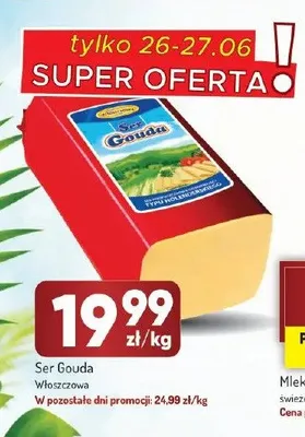 Ser Gouda Włoszczowa promocja w Avita