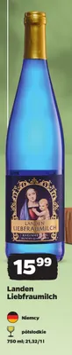 Wino białe Landen Liebfraumilch promocja w Netto