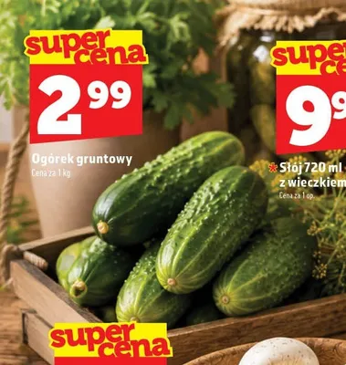 Ogórek gruntowy promocja w TOPAZ