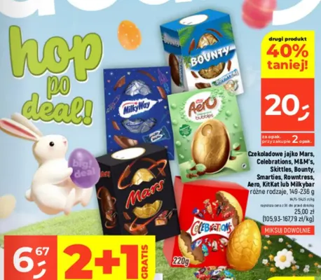 Czekoladowe jajko Milkybar promocja w Dealz