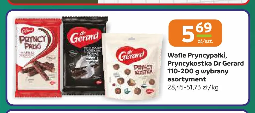 Wafle Pryncykostka Dr Gerard promocja w Gama