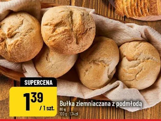 Bułka ziemniaczana z podmłodą promocja w POLOmarket
