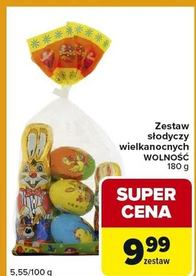 Zestaw słodyczy wielkanocnych promocja w Carrefour Express