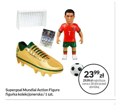 Figurka kolekcjonerska Supergoal Mundial Action Figure promocja w Empik