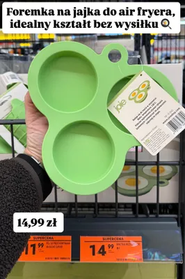 Foremka na jajka do air fryera promocja w Biedronka