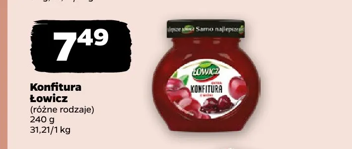 Konfitura Łowicz promocja w Netto