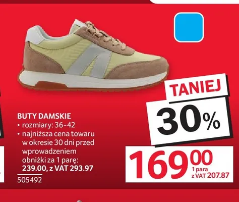 Buty damskie promocja w Selgros