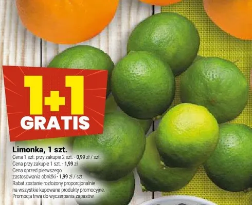 Limonka 1szt. promocja w Twój Market