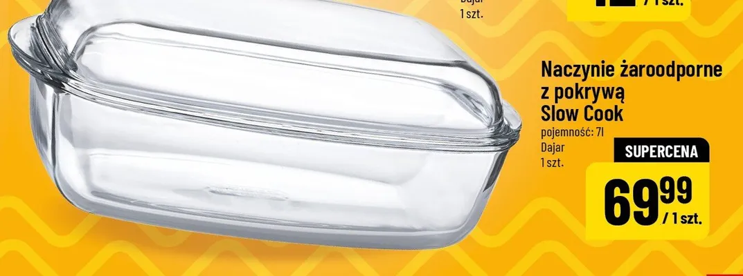 Naczynie żaroodporne z pokrywą promocja w POLOmarket
