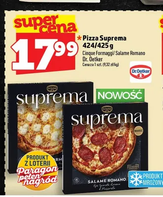 Pizza Suprema Salame Romano Dr. Oetker promocja w TOPAZ