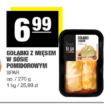 Gołąbki z mięsem w sosie pomidorowym Spar promocja w SPAR