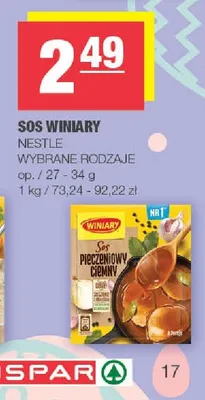 Sos Winiary promocja w SPAR