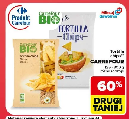 Chipsy tortilla Carrefour promocja w Carrefour Market