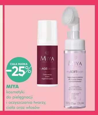 Kosmetyki do pielęgnacji i oczyszczania twarzy ciała oraz włosów Miya promocja w Super-Pharm