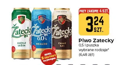 Piwo bezalkoholowe Zatecky promocja w Społem Częstochowa