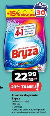 Proszek do prania Bryza promocja w Netto