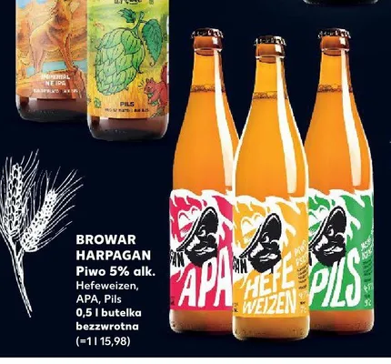 Piwo Browar Harpagan Hefeweizen promocja w Kaufland