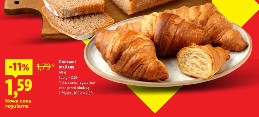 Croissant maślany promocja w Lidl