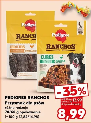 Przysmak dla psów różne rodzaje promocja w Kaufland