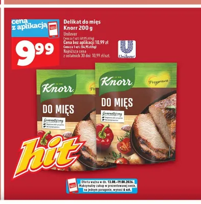 Przyprawa Delikat do mięs Knorr promocja w TOPAZ