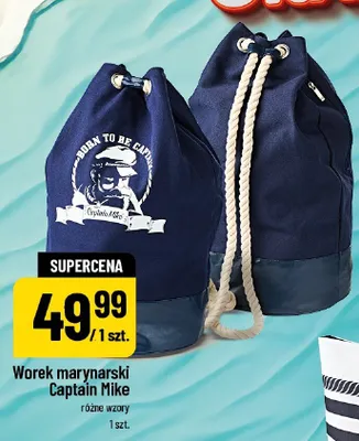Worek marynarski Captain Mike promocja w POLOmarket