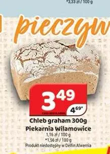 Chleb graham Piekarnia Wilamowice promocja w Delfin