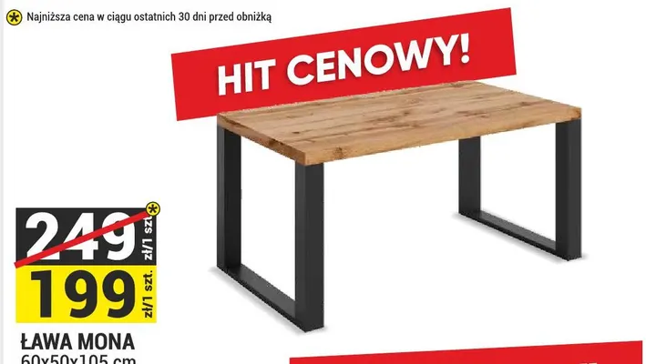Ława Mona promocja w Merkury Market