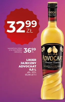 Likier jajeczny promocja w Duży Ben