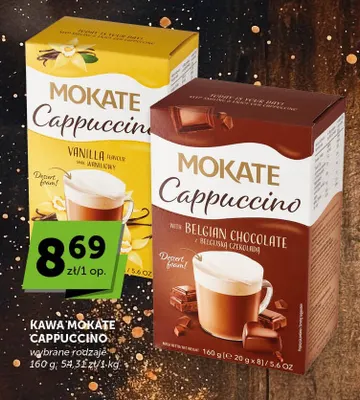Kawa rozpuszczalna Mokate Cappuccino z belgijską czekoladą promocja w ABC