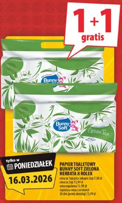 Papier toaletowy zielona herbata rolka promocja w Arhelan