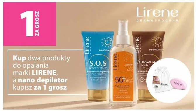 Produkty do opalania Lirene promocja w Hebe