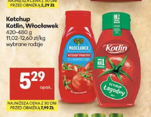 Ketchup pikantny Włocławek promocja w Delikatesy Centrum