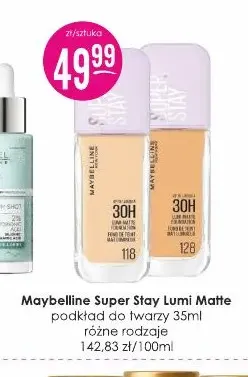 Podkład do twarzy Super Stay Lumi Matte Maybelline promocja w Drogerie Jasmin