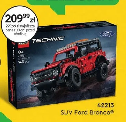 Klocki LEGO Technic 42213 SUV Ford Bronco promocja w Dzień Dziecka