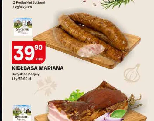 Kiełbasa Mariana Swojskie Specjały promocja w Chorten