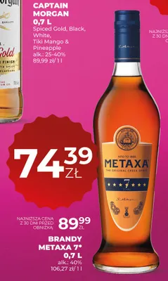 Brandy Metaxa 7* promocja w Duży Ben