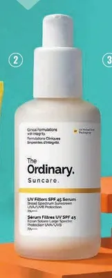 Lekkie serum przeciwsłoneczne The Ordinary UV Filters SPF 45 promocja w Super-Pharm