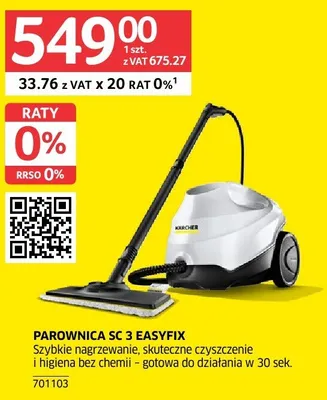 Parownica SC 3 EasyFix Kärcher promocja w Selgros