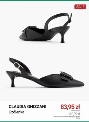 Czółenka Claudia Ghizzani promocja w Deichmann