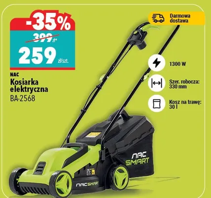 Kosiarka elektryczna BA-2568 Nac promocja w Biedronka Home