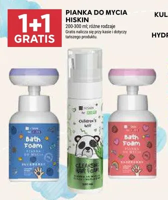 Pianka do mycia Hiskin Bath Foam Strawberry promocja w Stokrotka