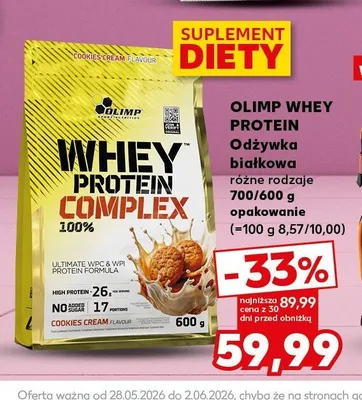 Odżywka białkowa OLIMP WHEY PROTEIN promocja w Kaufland