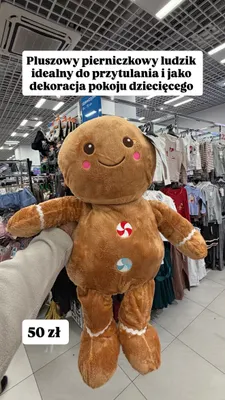 Pluszowy pierniczkowy ludzik promocja w Pepco