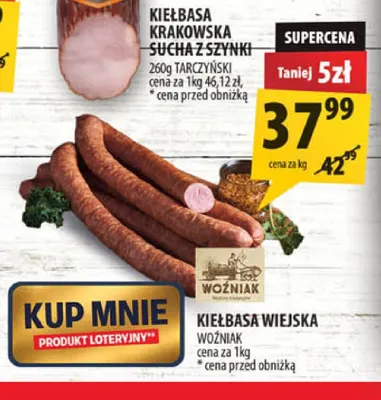 Kiełbasa wiejska Woźniak promocja w Arhelan